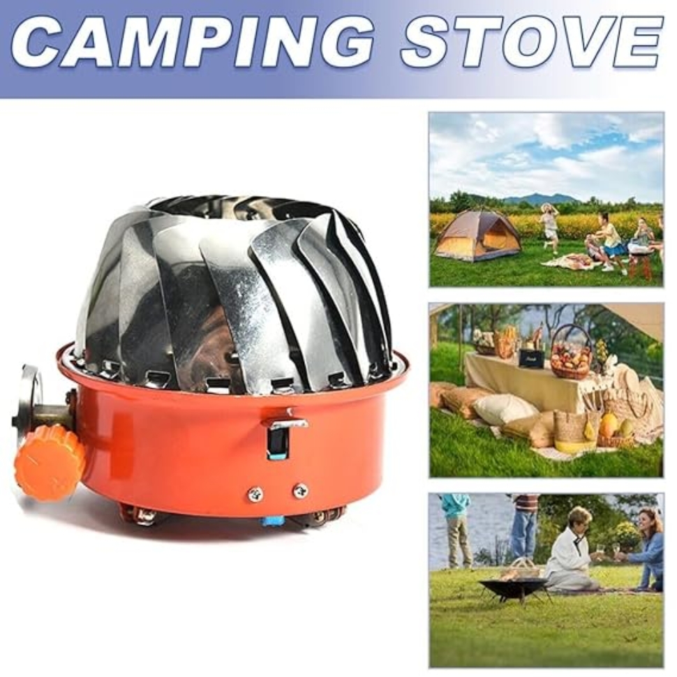 OUTNEST Butane Mini Gas Stove for Camping Picnic,Trekking,Hiking and Cook Very Healthiest Food in Outdoor Kitchen Activities - 1