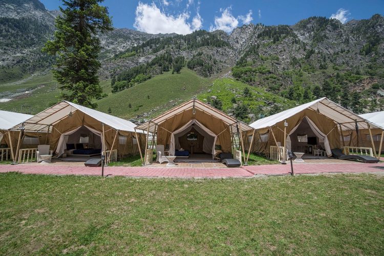 Resort with tent Resort with tent